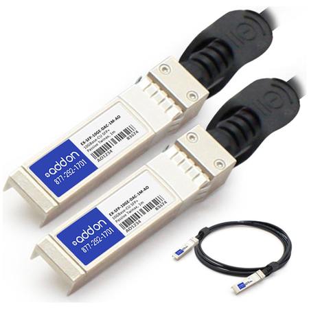 ADD-ON Sfp+ 10 Gigabit Ethernet Direct Attach Copper (Twinax Copper Cable),  EX-SFP-10GE-DAC-1MAO